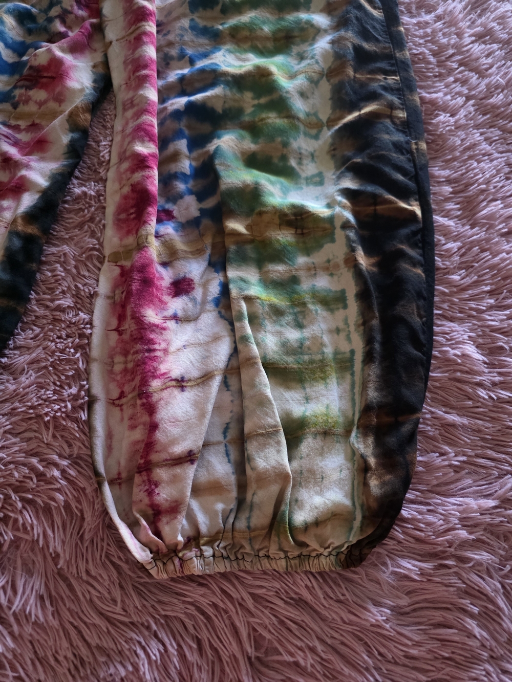 EARTHBOUND WOMENS Tie-Dye Joggers - Blue, Pink, Green, Black - Picture 2 of 7